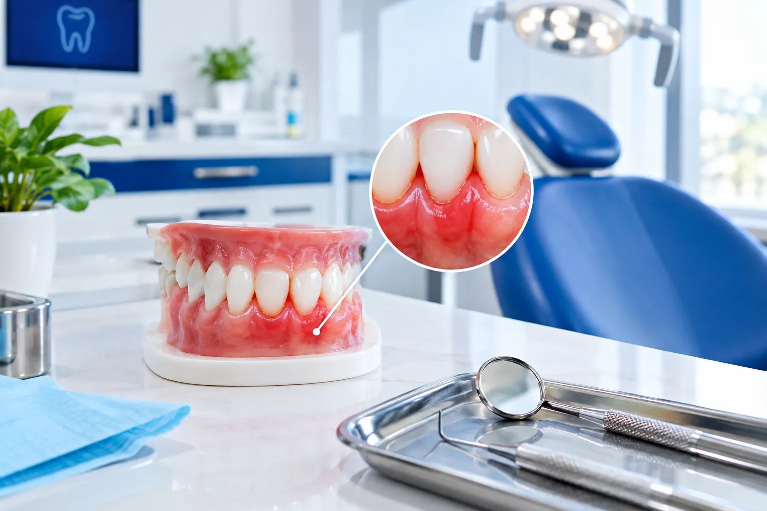 Your gums bleed when brushing